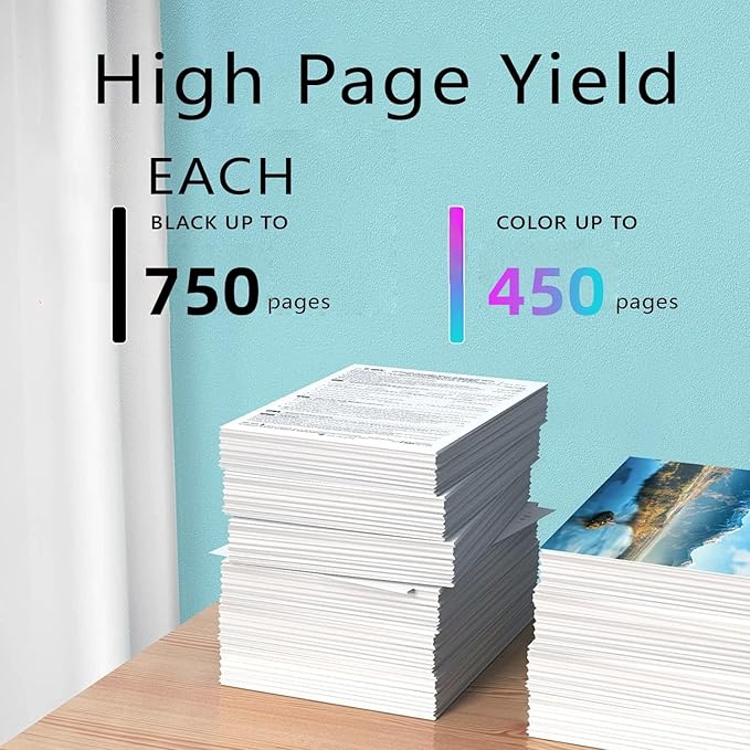 63XL Ink Cartridges Replacement for HP 63 XL Black Color Combo 3-Pack Work with 4520 3830 4650 5258 5255 4652 4655 4512 4510 46543630 3632 3634 3833 3631 5200 5252 2132 2130 1112 Printers