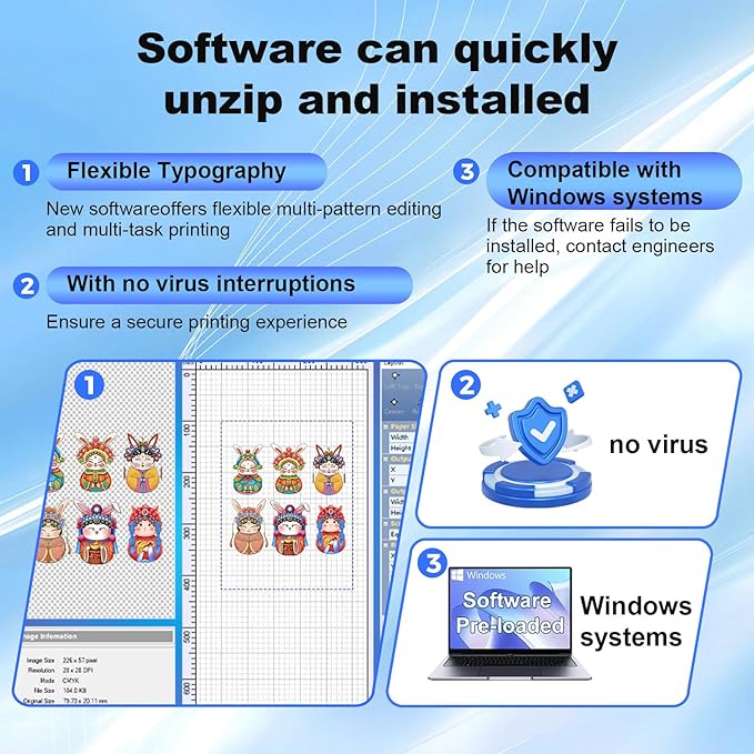 MZK A3 Plus DTF Printer XP600 Doubled-Speed,13+" DTF Film,Built-in Holiday Automatic Timed Cleaning Printhead,LED Multi-Function Fouch Screen,Film Cutter,White Ink Circulation,Gift Ink 2 Year