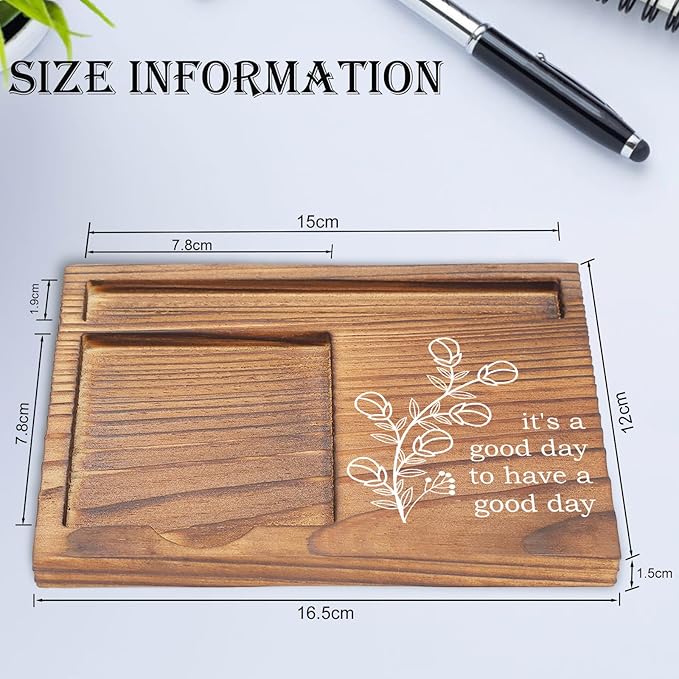 It’s a Good Day Sticky Note Holder, Positive Desk Organizer for Work, Motivational Office Gift for Coworkers, Friends, Teachers, Self-Stick Note Pad Holders EDP121