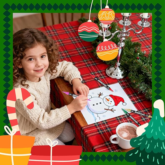 72 Colors Acrylic Paint Markers, Dual Tip with Fine Tip and Brush Tip Pens for Stone, Wood, Calligraphy, Canvas, Ceramic, Metal, Glass, Rock Painting, DIY Crafts