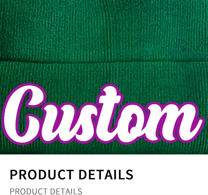 Custom Beanie with Photo Text Logo Design Your Own Personalized Knitted Hats Customized Beanie Custom Hats for Men Women