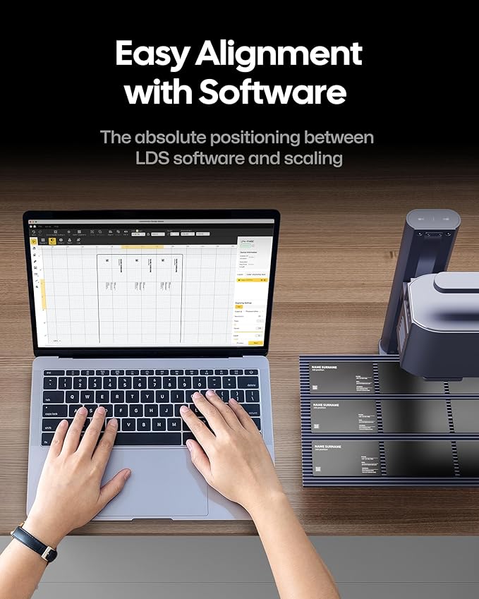 LaserPecker Slide Extension for LP4/LP5, Expand to 300x160mm Engraving Area- Pro Accessories for Batch Processing & Large Projects