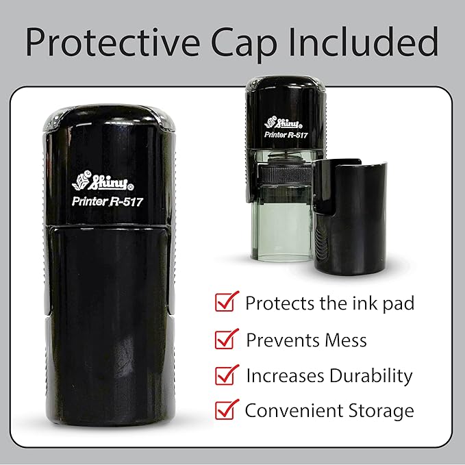 Shiny Sun Teacher Stamp, Round Self Inking Stamp for Classroom, Blue Ink