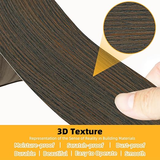 GSCIT Club Wood Grain Repair Tape, 2.3 inch X 15ft Self Adhesive Brown Walnut Grain Repair Patch for Tables, Chairs, Baseboards, Doors, Windows, Floors, Handicraft DIY.