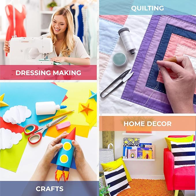 EOVEA | Acrylic Felt Fabric by The Yard - Non-Stiff, Soft Material - 72" Wide - 1.6mm Thick Felt Sheets for DIY Crafts, Sewing, Upholstery, Cushion, Padding(Neon Pink, 1 Yard)