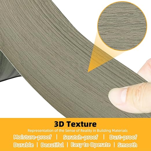 GSCIT Club Silver Walnut Wallpaper, 2.4 inch X 25ft Self Adhesive Wood Grain Repair Tape Silver Walnut Repair Patch for Tables, Chairs, Baseboards, Doors, Windows, Floors, Handicraft DIY.