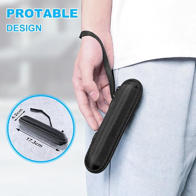 DinoFire Presentation Clicker with Case, Wireless Presenter Remote Powerpoint Clicker Storage Proective Bag