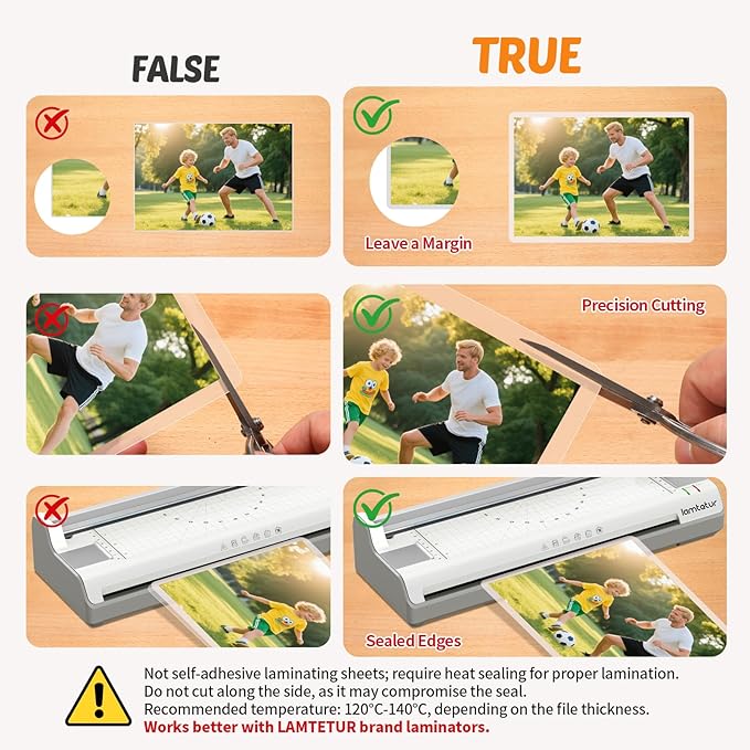 Thermal Laminating Pouches 9"x11.5" Inches, Holds 8.5 x 11 Inch Sheets,5mil 100Pack Hot Laminate Films, Clear Laminator Papers, Letter Size Lamination Sheets (5MIL 100PK)