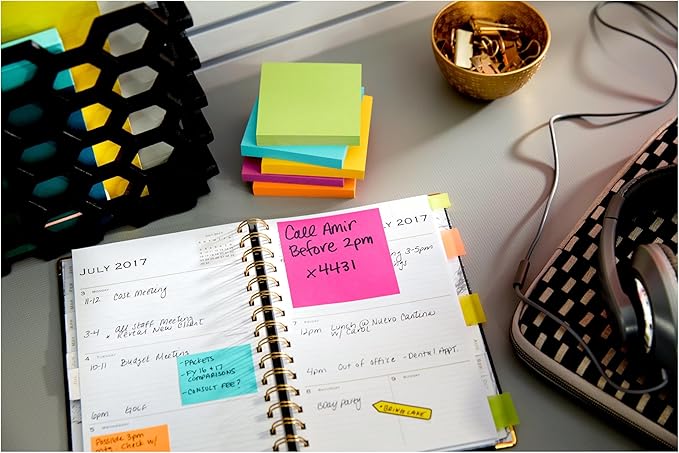 Post-it Mini Notes, 1 3/8 x 1 7/8 in, 24 Pads, America's #1 Favorite Sticky Notes, Poptimistic Post-it Notes, Post-it Notes, Power Pink, Aqua Blue, Vital Orange, Neon Green, Guava Pink