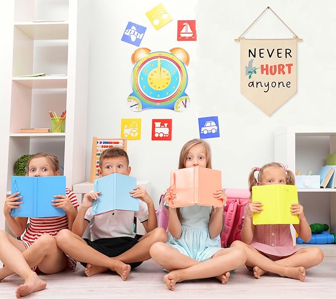 The 10 Commandments Sign-God's Rules-Bible Verse Decor-Flag Gifts for Boys Girls Kids,Banner Wall Sign Gift for Sunday Classroom,Classroom,Nursery,Baby Room,Reading House,Playroom Bedroom,Front Door