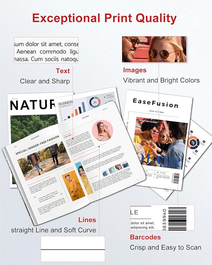 260XL Replacement for Canon 260XL PG-260 Black Ink Cartridges 260 PG260 Compatible with Canon Pixma TS6420a TS6420 TR7020a TS5300 TS5320 TR7020 Printer Ink Cartridges (2 Black)