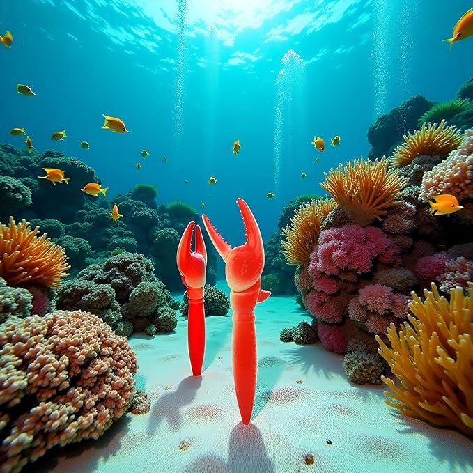 2Pcs Crab Lobster Claw Gel Pens, Ocean Themed Writing Pens, Novelty Office School Supplies