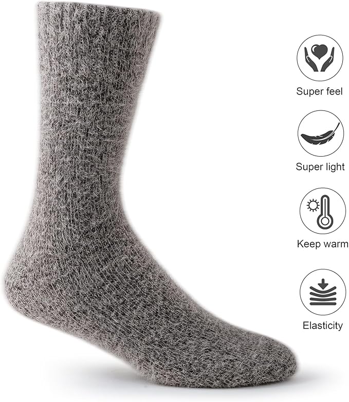 5 Pairs Fuzzy Soft Cozy Comfortable Socks for Women, Casual Sleep Comfy Socks, Perfect Warm Winter Gifts for Women