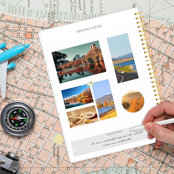 Monthly Planner 2025-2027, Simplified Monthly Calendar Planner, 24 Months Calendar, July 2025 - June 2027, 8.5" * 11", Waterproof Cover with Spiral Bound, for Office, School - Pink