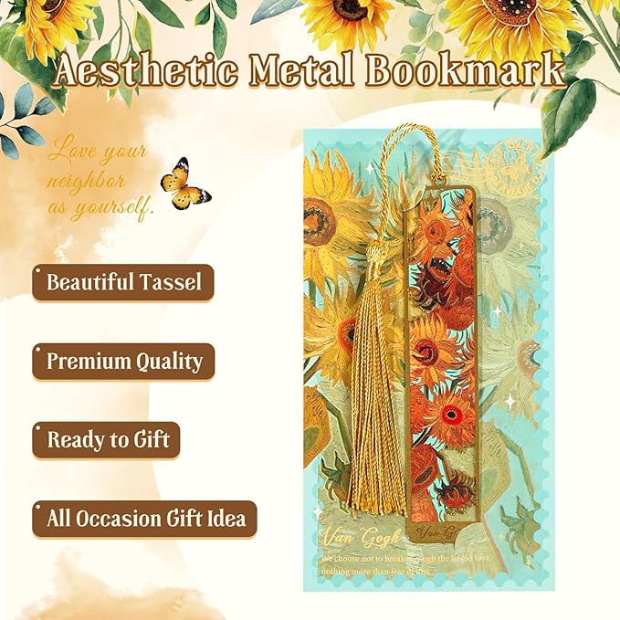 Sunflower Gift Set for Women - 25 Sheets Planner Stickers 600+ Stickers, Weekly Prayer Journal, Crochet Keychain, Metal Bookmark, 30 Prayer Cards, Gift for Women Teens, Christian Gifts, Birthday Gifts