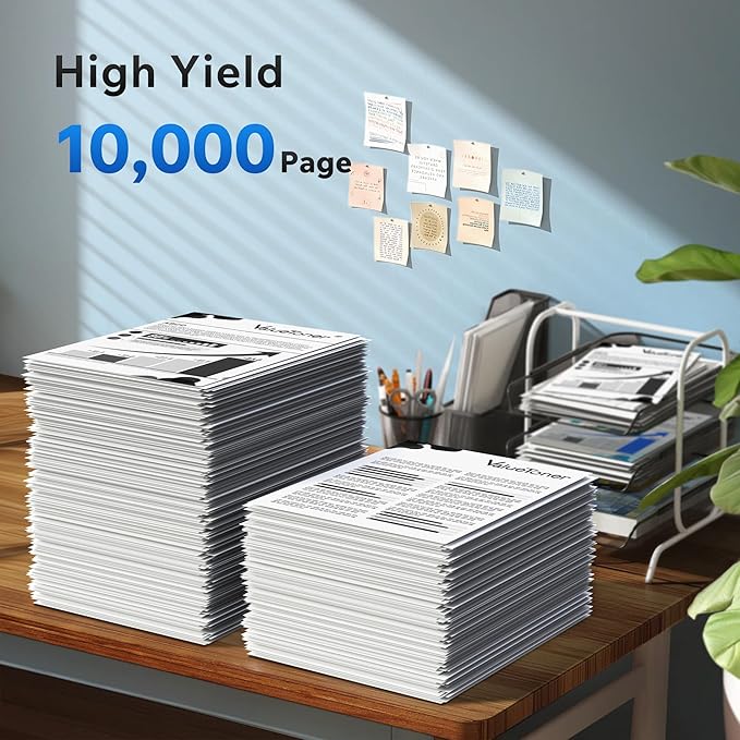 Valuetoner 87X High Yield Black Toner Cartridge Replacement for HP 87X 87A CF287X CF287A for HP Laserjet Enterprise M506 M506dn M506n Pro M501 M501dn M506 M506x M527 M527dn Printer Ink (Black, 2-Pack)