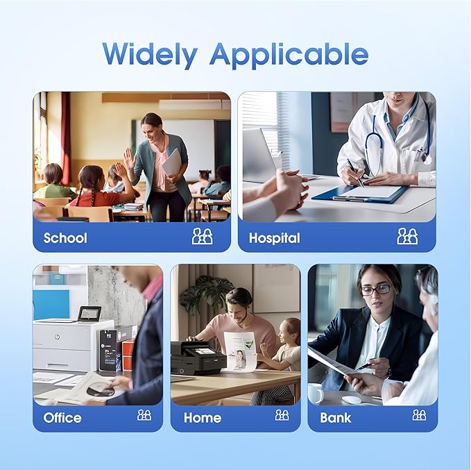 LC401XL Ink Cartridges for Brother LC401XL LC401 Ink High Yield Work for Brother MFC-J1010DW MFC-J1170DW MFC-J1012DW DCP-J1140DW MFC-J1800DW Printer (1 Black 1 Cyan 1 Magenta 1 Yellow, 4 Pack)