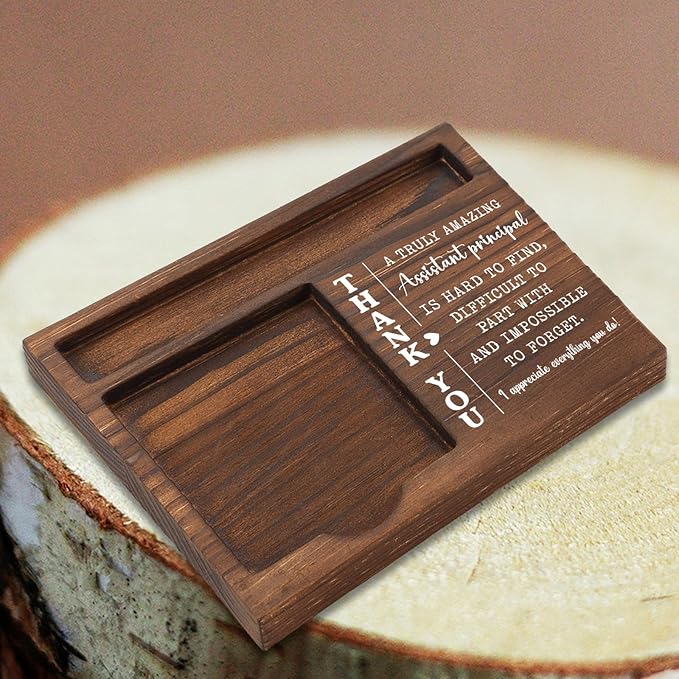 Assistant Principal Thank You Gift, Assistant School Leader Appreciation Retirement Promotion Farewell New Job School Admin Recognition, Office Stuff Sticky Note Pad Holder Dispenser TBC181