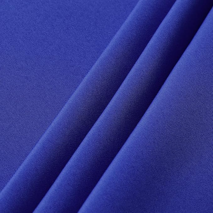 sancua Rectangle Tablecloth - 70 x 120 Inch - Stain and Wrinkle Resistant Washable Polyester Table Cloth, Decorative Fabric Table Cover for Dining Tables, Buffet Parties and Camping, Royal Blue