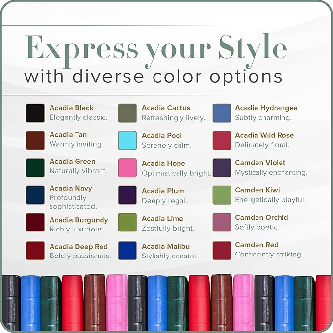 Gallery Leather Large Address Book with Alphabetical Tabs up to 480 Records, Leather Notebook Hardcover, Telephone and Address Books - 9x7", Desk Address, Acadia Pool