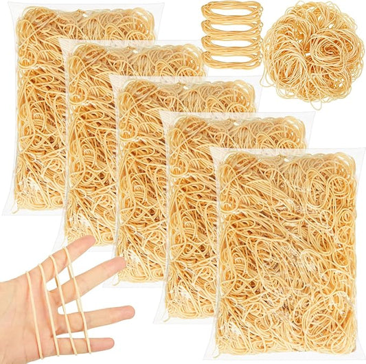 Marspark Rubber Bands Bulk Elastic Rubber Bands 5 lb File Folder Strong Elastic for Office Home Supply Crafts(Size 19)