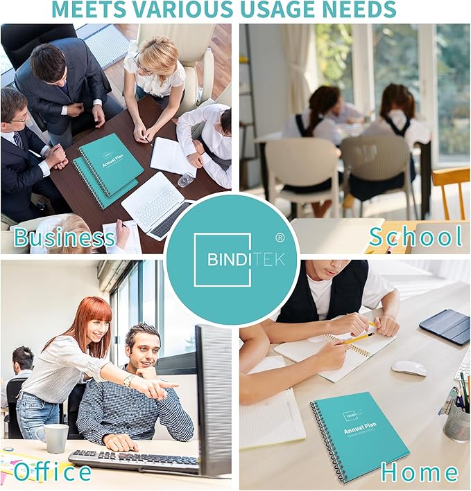 Binditek 200 Pack 10 Mil PVC Binding Report Covers, 8.5 x 11 Inches, Letter Size, Square Corners, Un-Punched, Office Supplies