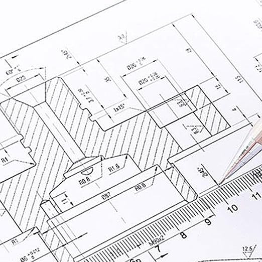 2 Pack Plastic Ruler Straight Ruler Clear See Through Measuring Acrylic Tool for Student School Office with Centimeters and Inches(6 Inch+12 Inch)