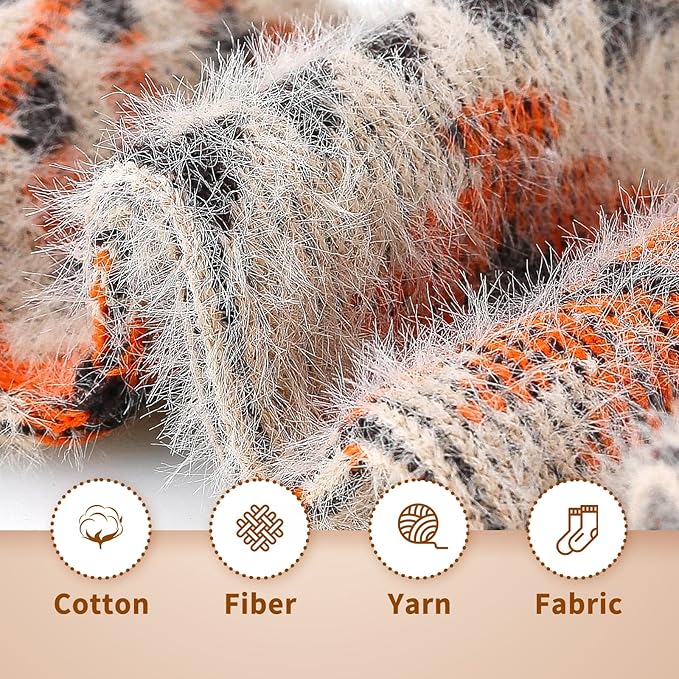 ICEIVY 5 Pair Fuzzy Cozy Socks for Women - Warm Comfy Soft Casual Home Sleep Winter Wool Socks - Gifts for Women