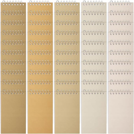 Teling 50 Pcs Spiral Graph Paper Memo Pads Bulk 3x5 Inch Small Note Pads Top Spiral Pocket Graph Notebook 75 Pages Mini Grid Steno Notepads for Writing Sketching Drawing School Office Work Supplies