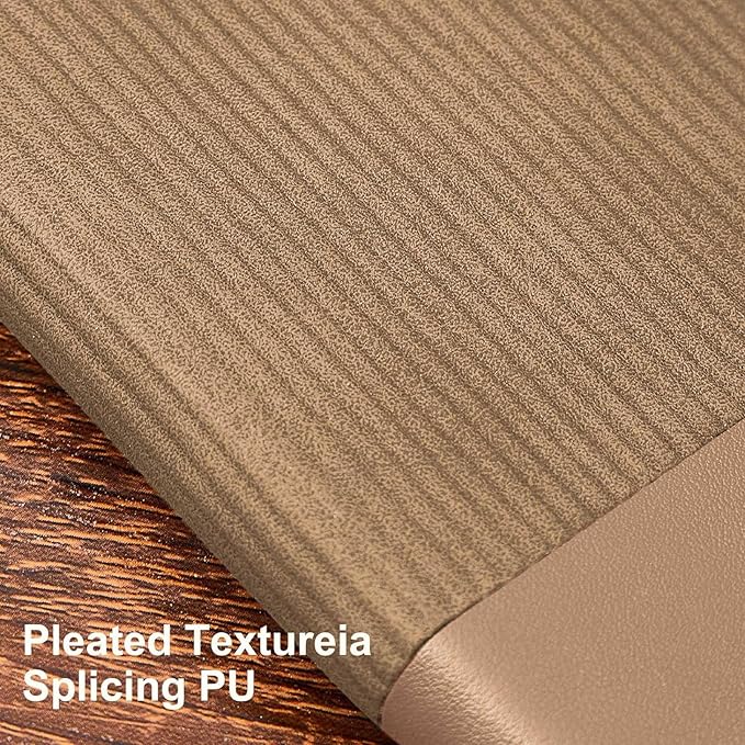 Lined Journal Notebook for Work College Ruled Note Book 5.79"x8.27"A5 PU Leather Daily Journaling 216 Pages for Women Men Writing Home School Supplies Business (Khaki)