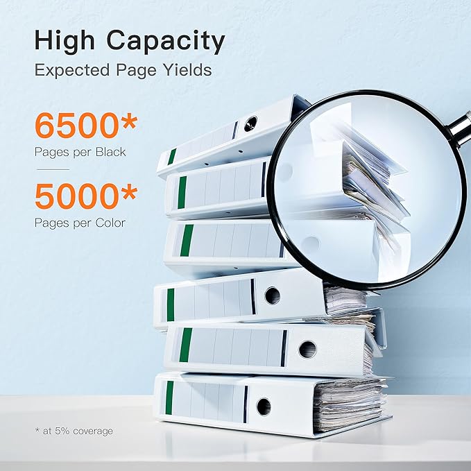 E-Z Ink 410X Toner Cartridges Compatible for HP 410X 410A CF410X CF411X CF412X CF413X to Use with HP Color Laserjet Pro MFP M477fdw M477fdn M477fnw Pro M452dn M452nw M452dw (with Chip -B/C/Y/M)