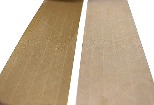BOMEI PACK Water Activated Kraft Paper Reinforced Gummed Tape, 2 Pack 3 inch x 380 ft, for Heavy Duty Secure Packing Shipping
