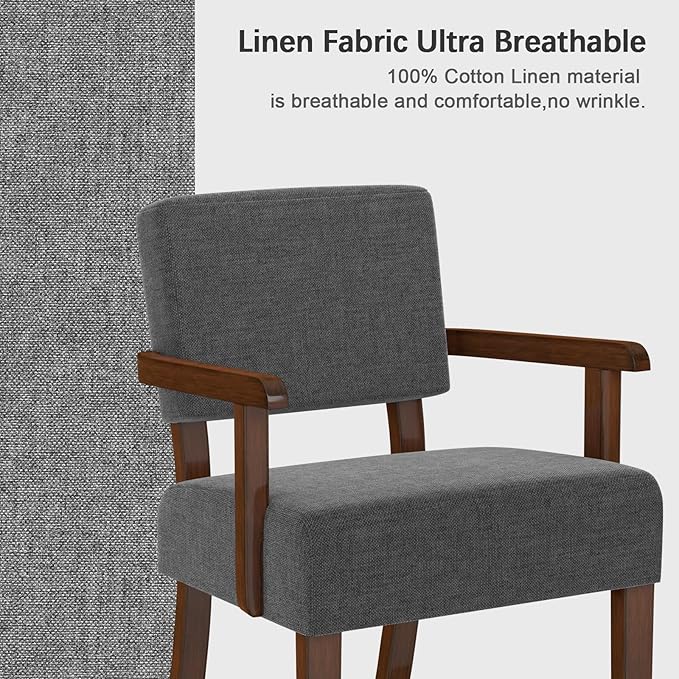 Oversize Accent Chair with Soft Seat and Armrests for Living, Dinning, Bedroom, Reading, Waiting Room