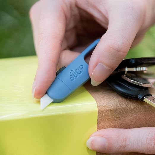 Slice Clip Cutter | Keychain Knife and Box Cutter | Slate