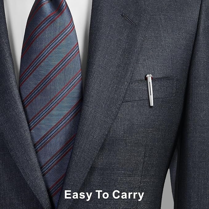 Cambond Ballpoint Pens Red Pen - Black Ink Fancy Pens for Journaling Gift Business Men Police Flight Attendants, Smooth Writing 1.0 mm Medium Point, 3 Pens with 3 Extra Refills (Red)