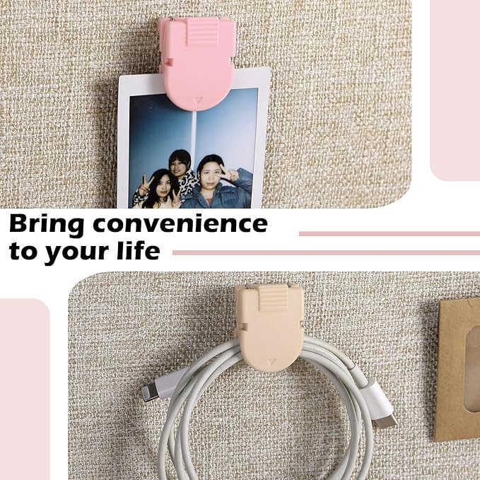 15 Pcs Cubicle Clips Fabric Panel Cubicle Accessories Fabric Partition Panel Wall Clip Office Photos Wall for Notes Memos Standard Size, 40-Sheet Capacity (Pink)