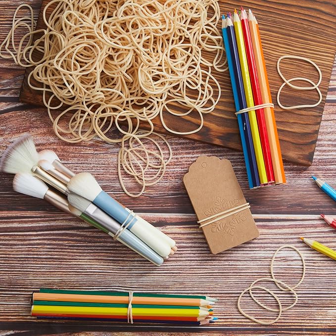 Marspark Rubber Bands Bulk Elastic Rubber Bands 5 lb File Folder Strong Elastic for Office Home Supply Crafts (Size 16)