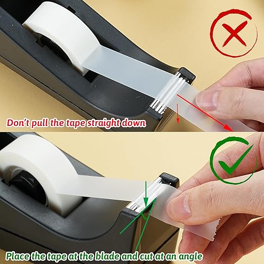 Tape Refills Bulk, 16 Rolls Invisible Tapes for Dispenser, 3/4 Inch X 1000 Inch, Writable Tape, Easy to Tear by Hand for Home School Office Supplies