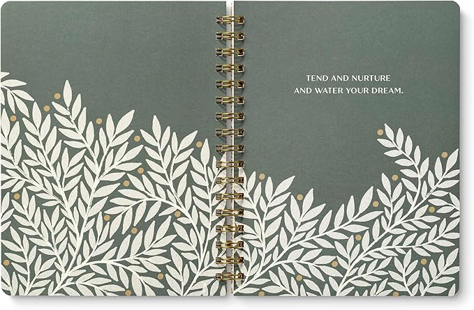 Compendium Spiral Notebook – Good Things Are Always Beginning – A Designer Spiral Notebook with 192 Lined Pages, College Ruled, 7.0”W x 9.25”H