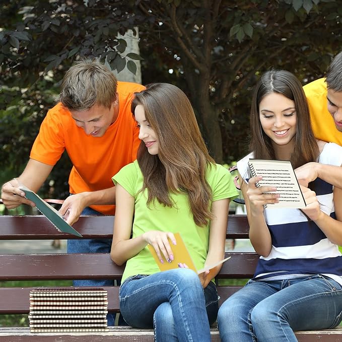 Yahenda 72 Pcs Spiral Notebook Bulk A5 Journal Lined 8.3'' x 5.5'' Writing Composition Paper Small Notepad Subject Notebook for Students Office Business Back to School Supplies (Multi Color)