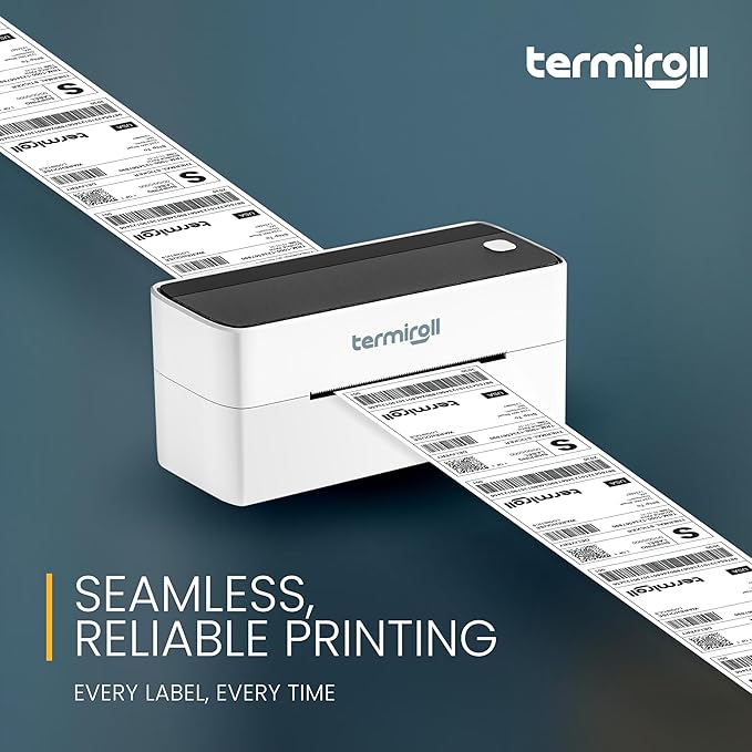 4x6 Thermal Labels – 350 Labels/Roll – Direct Thermal, Non-Perforated – Compatible with Rollo, Zebra, iDPRT, MUNBYN – Strong Adhesive, BPA-Free – Commercial Grade by TERMIROLL