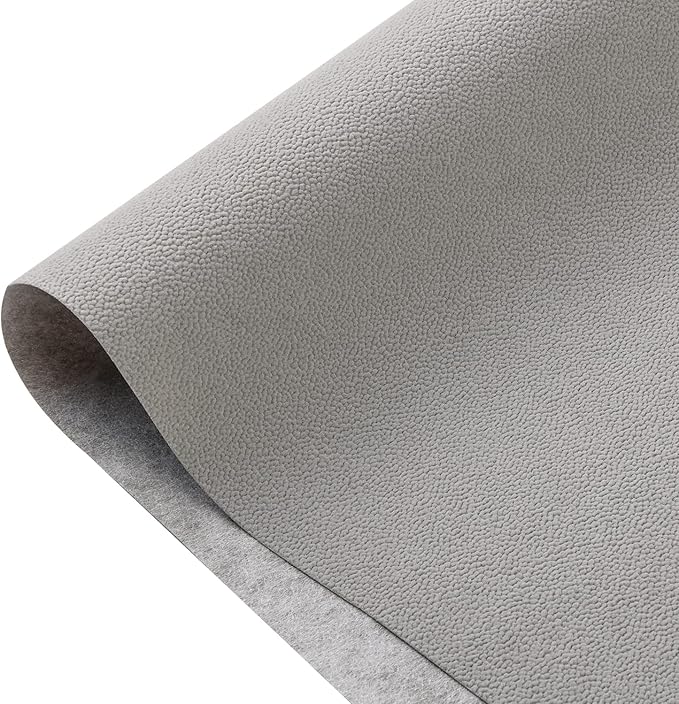 Removable Velvet Flocking Self Adhesive Felt Fabric Liner Gray Velvet Drawer Liner for Jewelry Drawer Craft Felt Fabric Sheet Art & Craft Making 14.2" x 98"