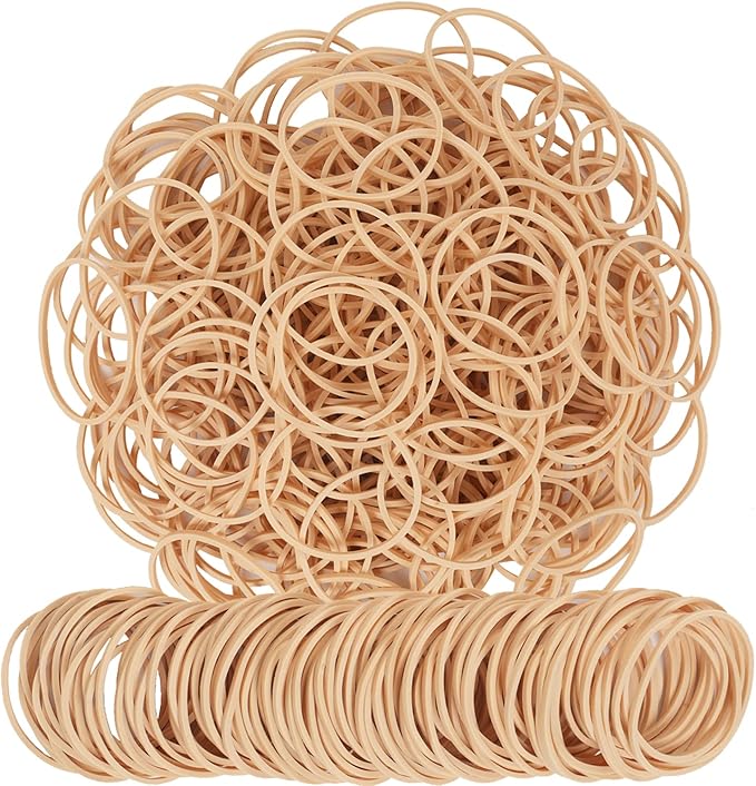 Rubber Bands Size16 Elastic Rubber Band #16 Light brown 600Pcs rubber bands office supplies File Folders Litter Box