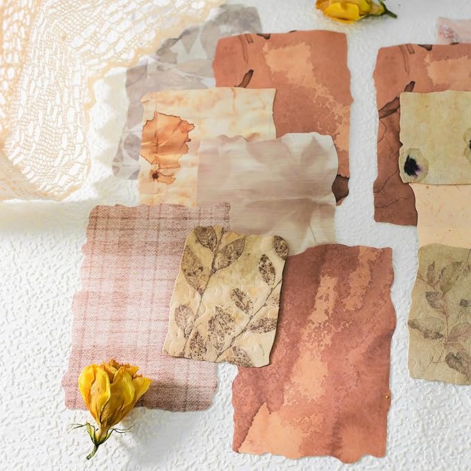 168 Sheets Scrapbook Paper and Embossed Textured Paper Assorted Set,Mixed Media Collage for Scrapbooking, Junk Journals, Card Making and Decoupage,3.5x5 Inch