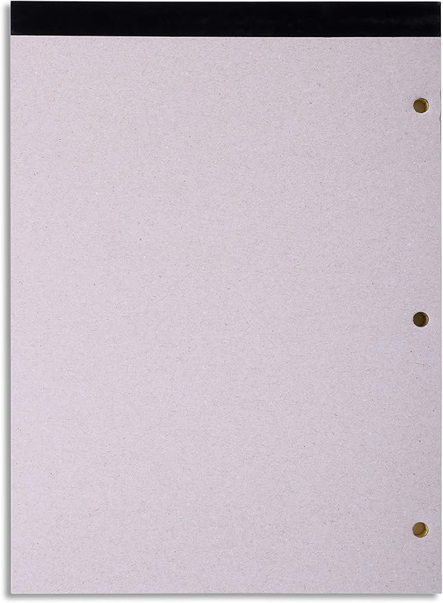 Mintra Office Legal Pads (Double Pad 3pk (White), 8.5in x 11in (Wide Ruled))
