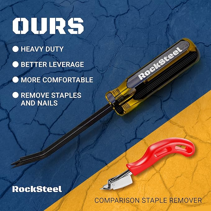 Upholstery Staple Remover | Heavy Duty Staple Remover Tool, Staple Puller Remover, Upholstery Tools Staple Remover Tack Puller tool, Carpet Staple Remover Tool