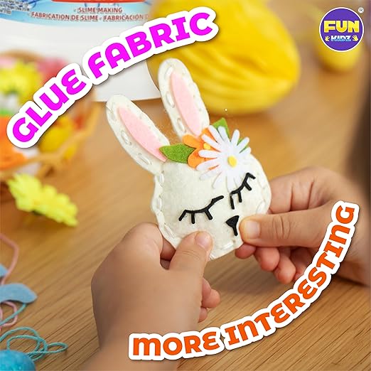 Super Clear Glue 1 Gallon, FunKidz All Purposes School Home Projects Liquid Glue Great for Slime Making Supplies Washable Non-Toxic Use for Arts & Crafts Wood Paper Cardboard