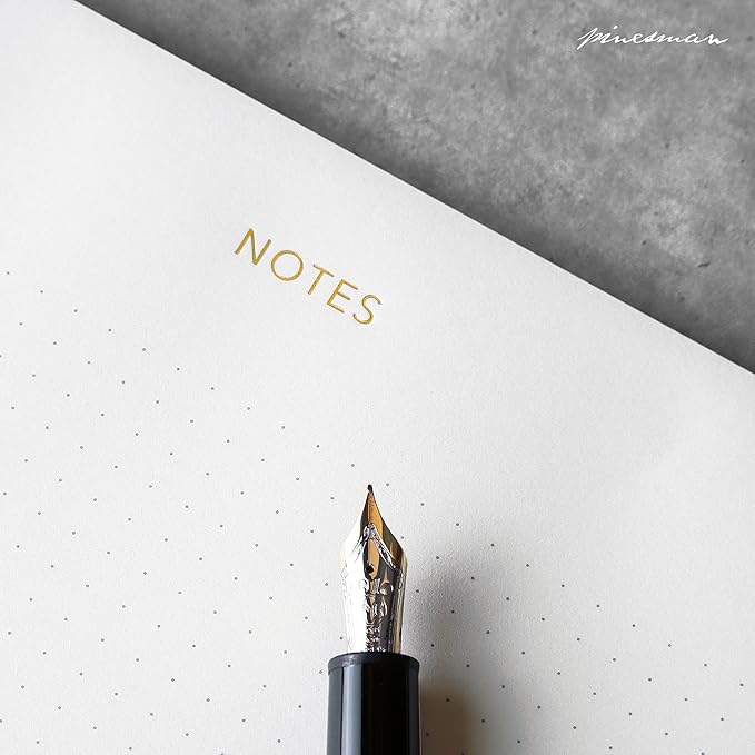 Mouse Pad Notepad for Professionals, 9.8" x 7.9", 50 Sheets, Minimalist, Gold Foiled, Dotted Layout, Executive's Desk Note Pad, To Do List Notepad, Eco-friendly, FSC™ Certified Planner Pad