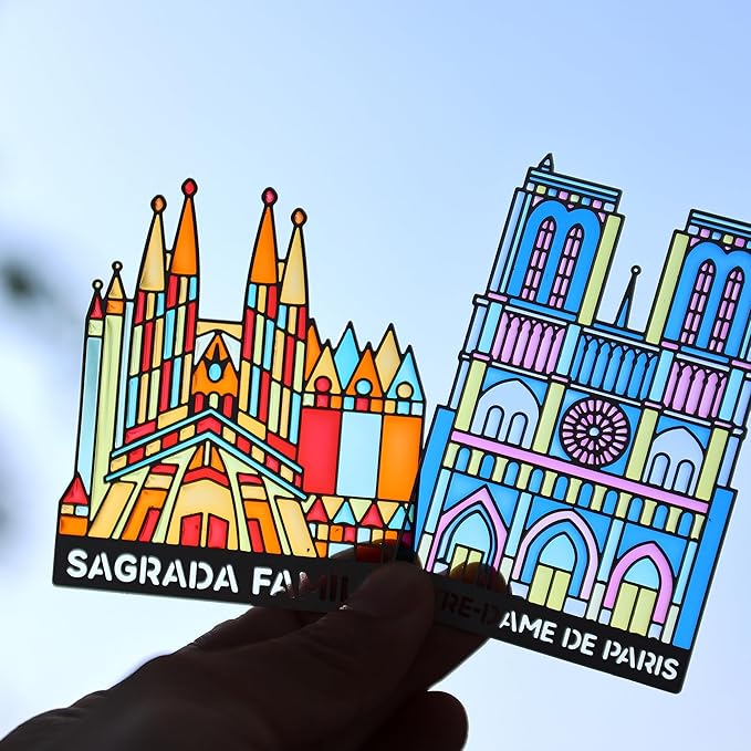 2pcs Metal Bookmarks with Transparent Design, Cute Book Marks for Readers, Aesthetic Book Markers for Kids, Teens, Teachers, Students, Book Accessories Gifts for Book Lovers, Reading Women and Men