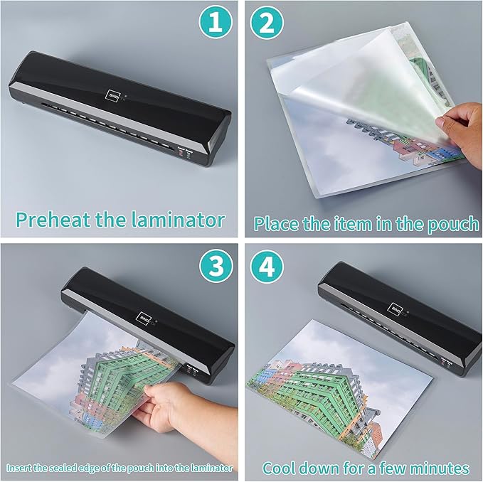 Binditek 100 Pack 3 Mil Thermal Laminating Pouches, 11.5x17.5 Inches Laminating Sheets, for Tabloid Size, Ultra Clear, Glossy, Hold 11x17 Inches, Heat Seal, School Office Supplies